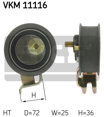 Napínacia kladka ozubeného remeňa SKF (VKM 11116)